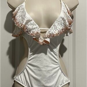 NWOT Victoria Secret white detaled swimsuit!